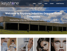 Tablet Screenshot of keystoneindustries.com